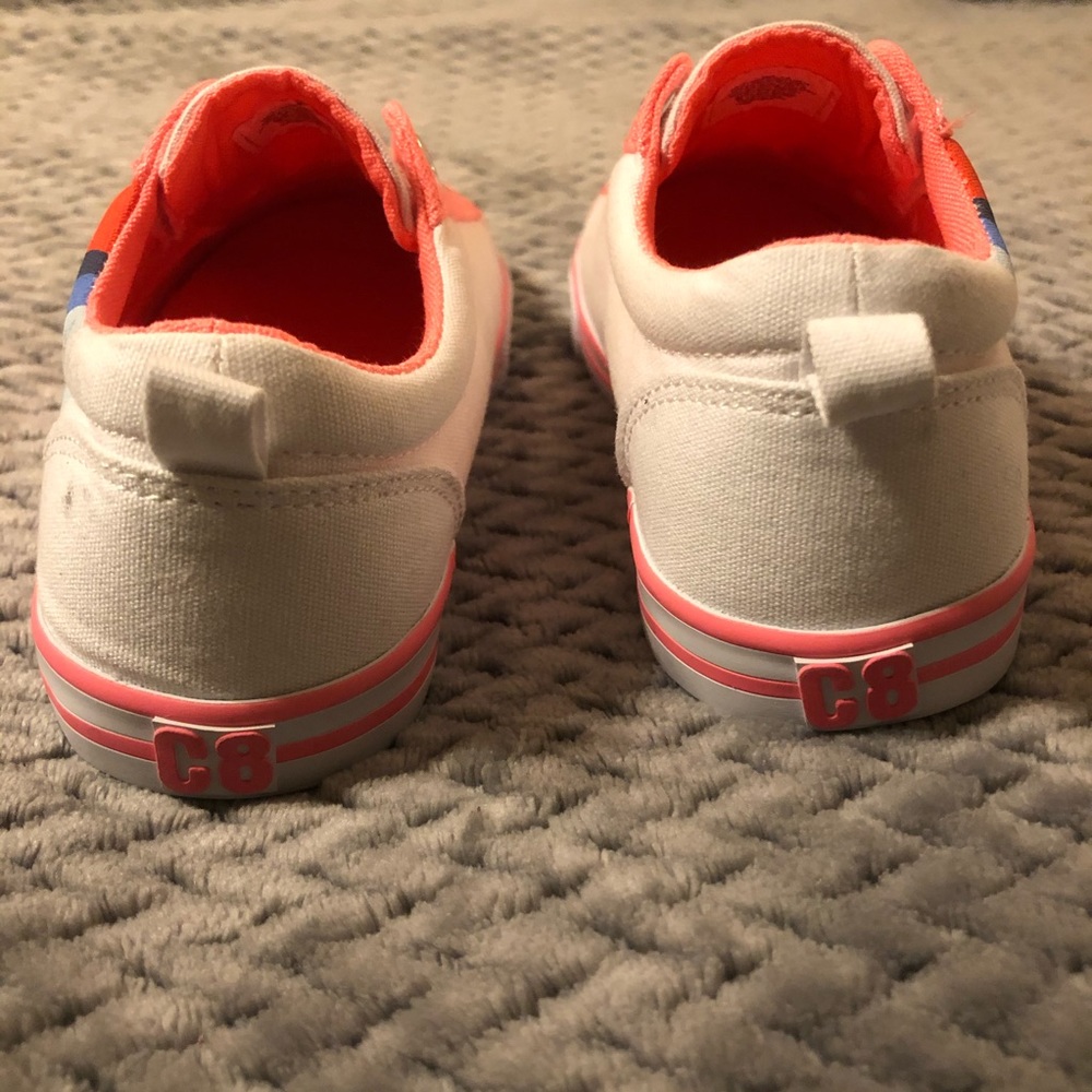 4/$10 NWOT Little Girls Rainbow Canvas Sneakers,MR - Picture 5 of 7